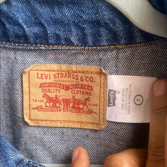 Levi's Blue Jean Jacket Classic Denim Style